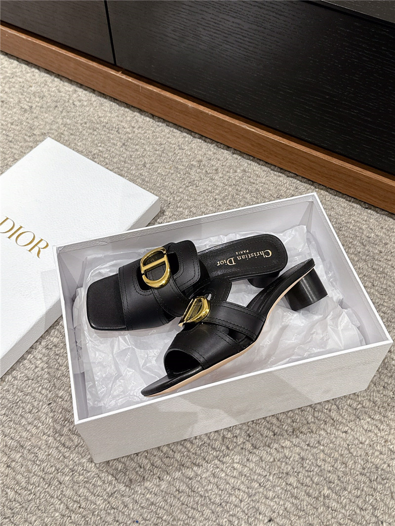 D10r 30 montaigne heeled slide black