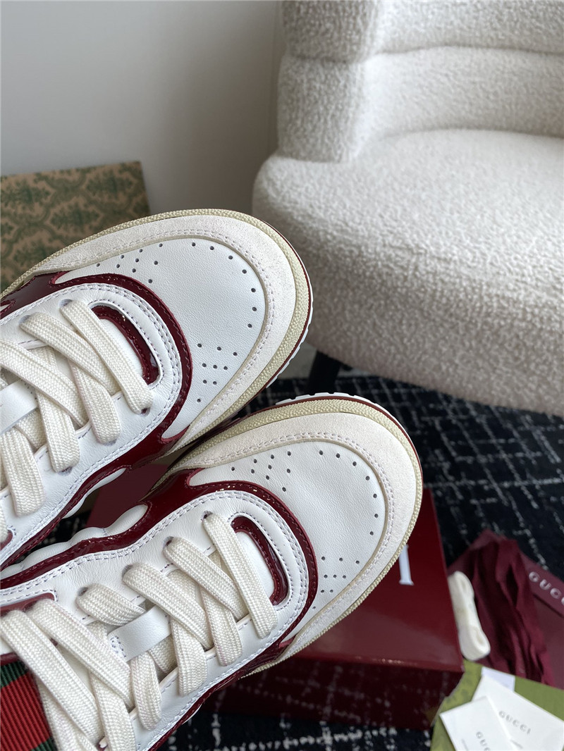 Gvc*1 red lace-up sneakers for ladies