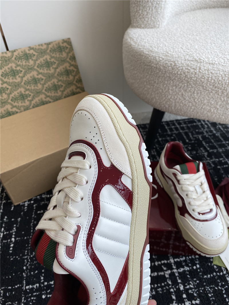 Gvc*1 red lace-up sneakers for ladies