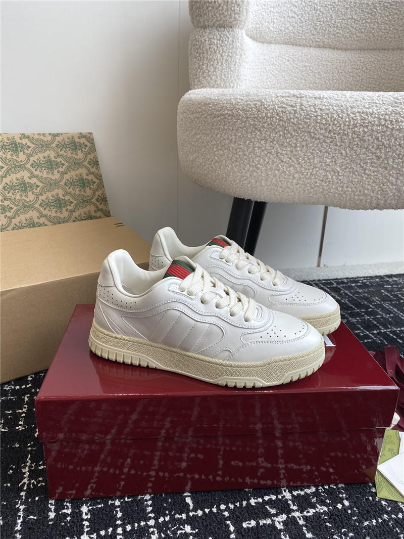 Gvc*1 white lace-up sneakers for ladies