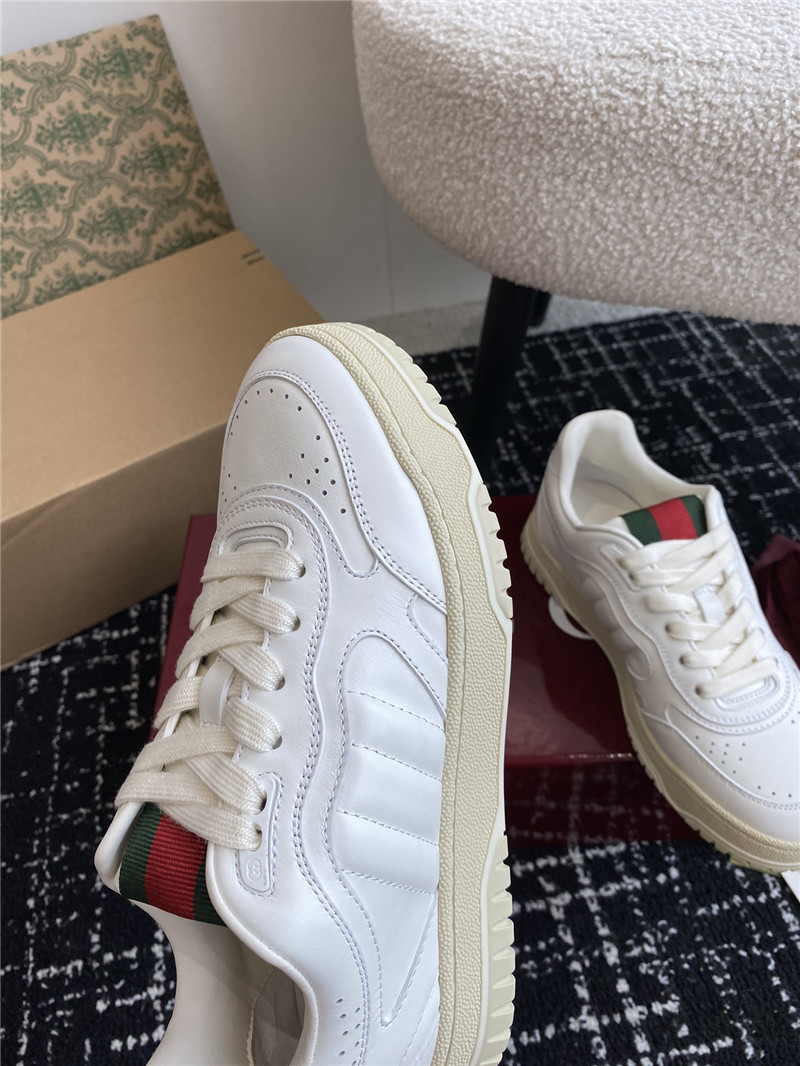 Gvc*1 white lace-up sneakers for ladies