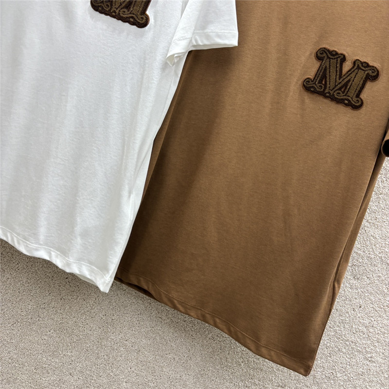 Vanitoo M letter short sleeve T-shirt replica designer clothes