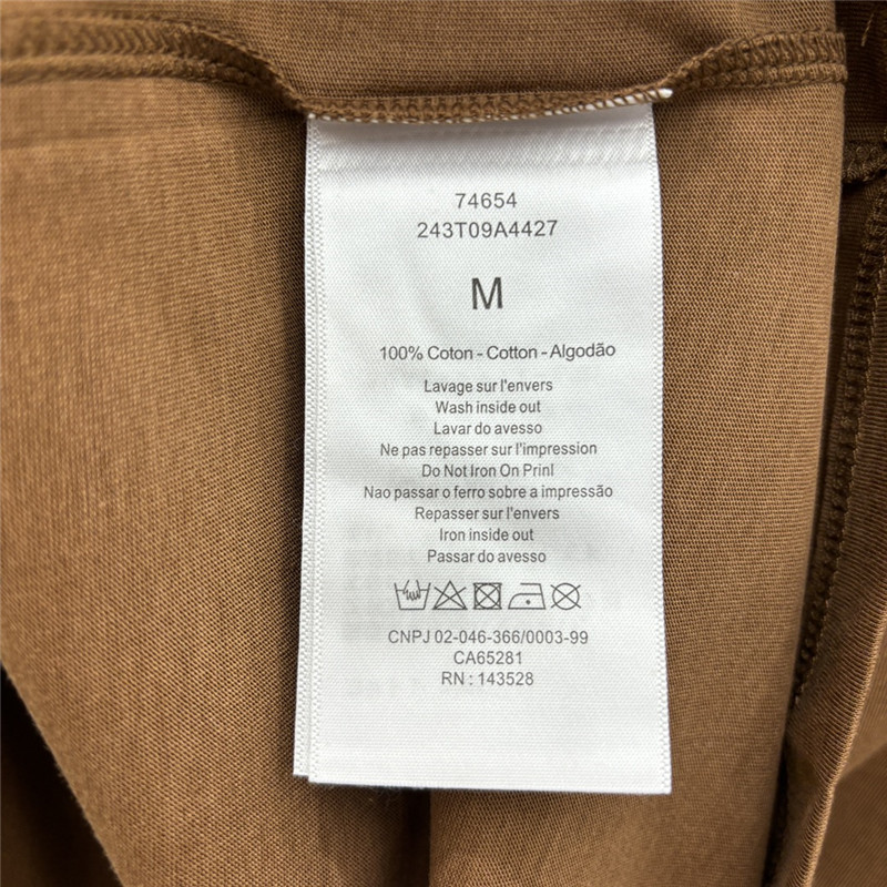 Vanitoo M letter short sleeve T-shirt replica designer clothes