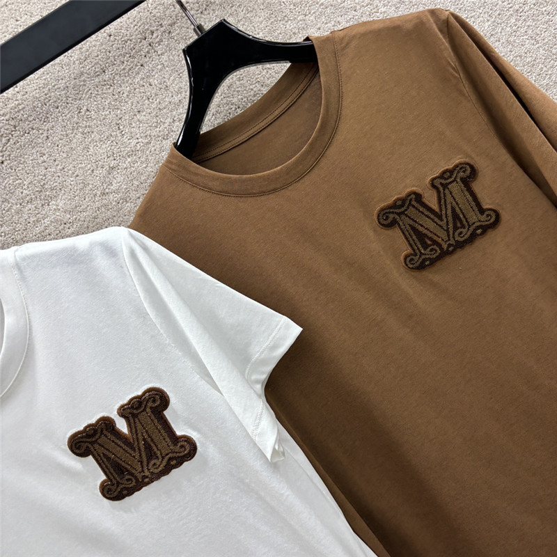 Vanitoo M letter short sleeve T-shirt replica designer clothes