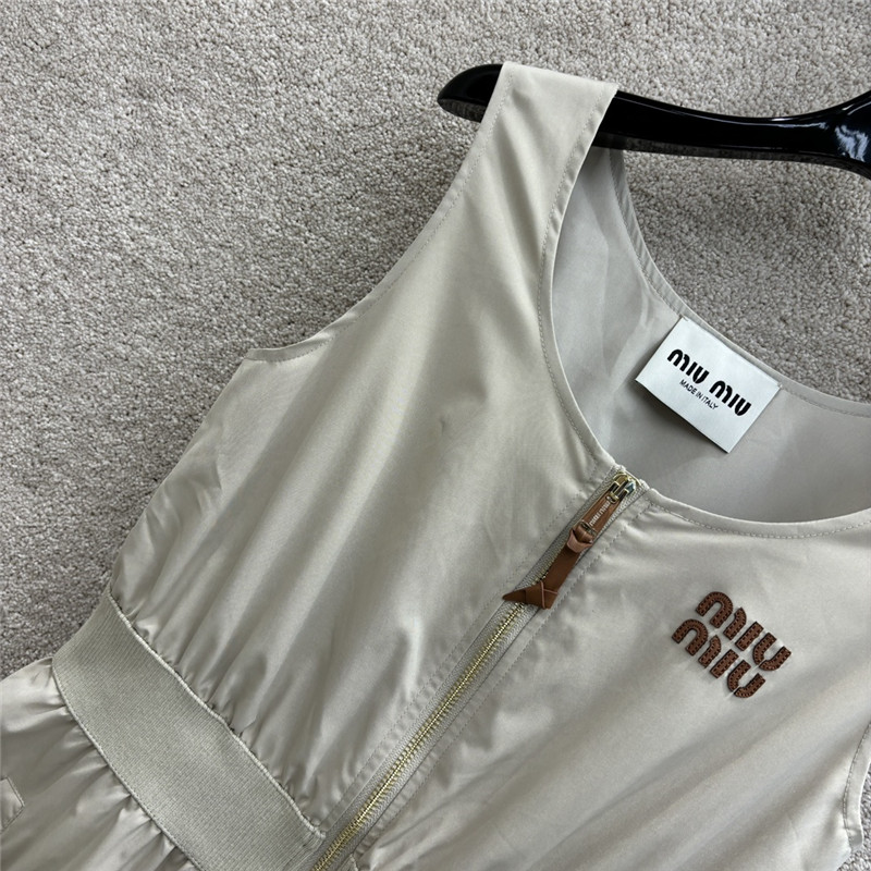 Miu Miu Cotton Sleeveless Dress