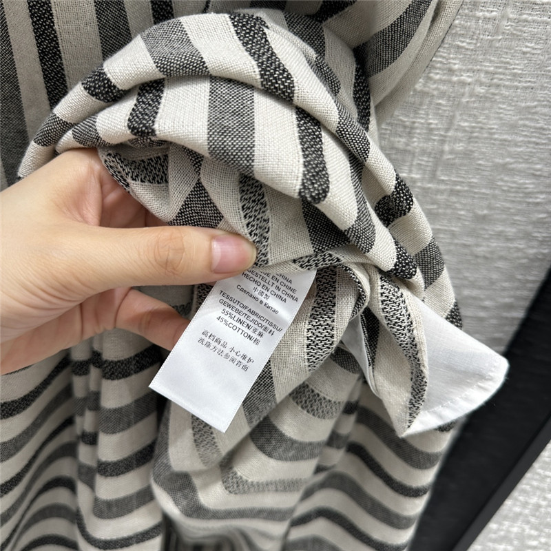 The R0w round neck striped vest dress replica d&g clothing