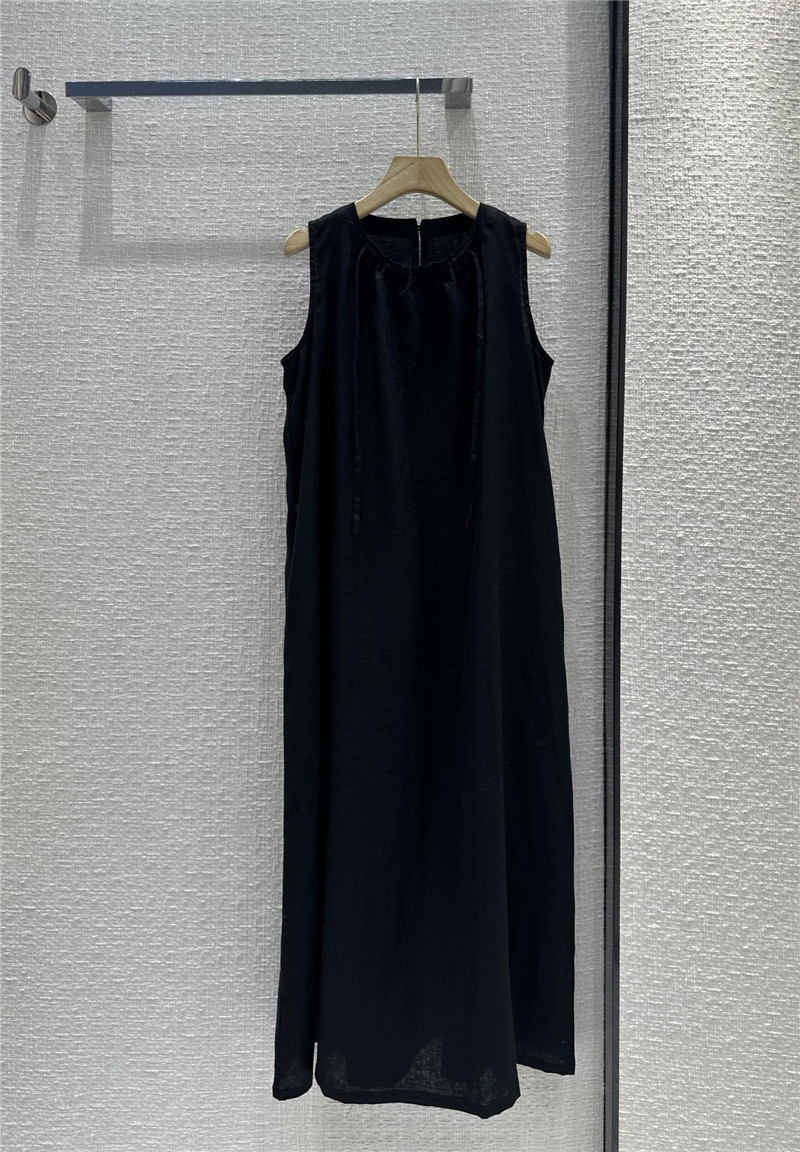 The R0w round neck striped vest dress replica d&g clothing