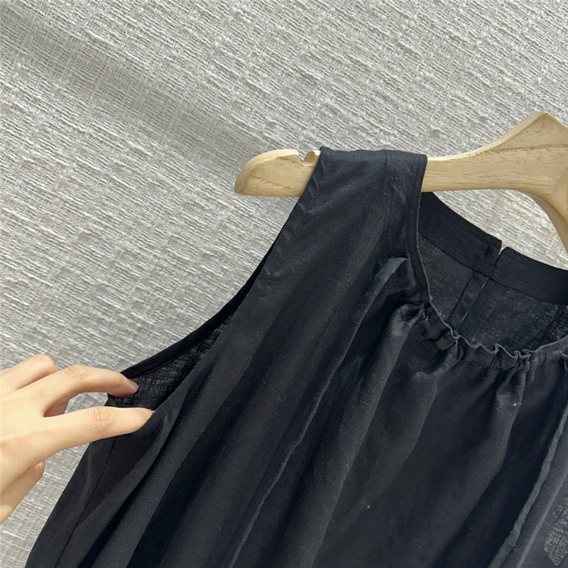 The R0w round neck striped vest dress replica d&g clothing