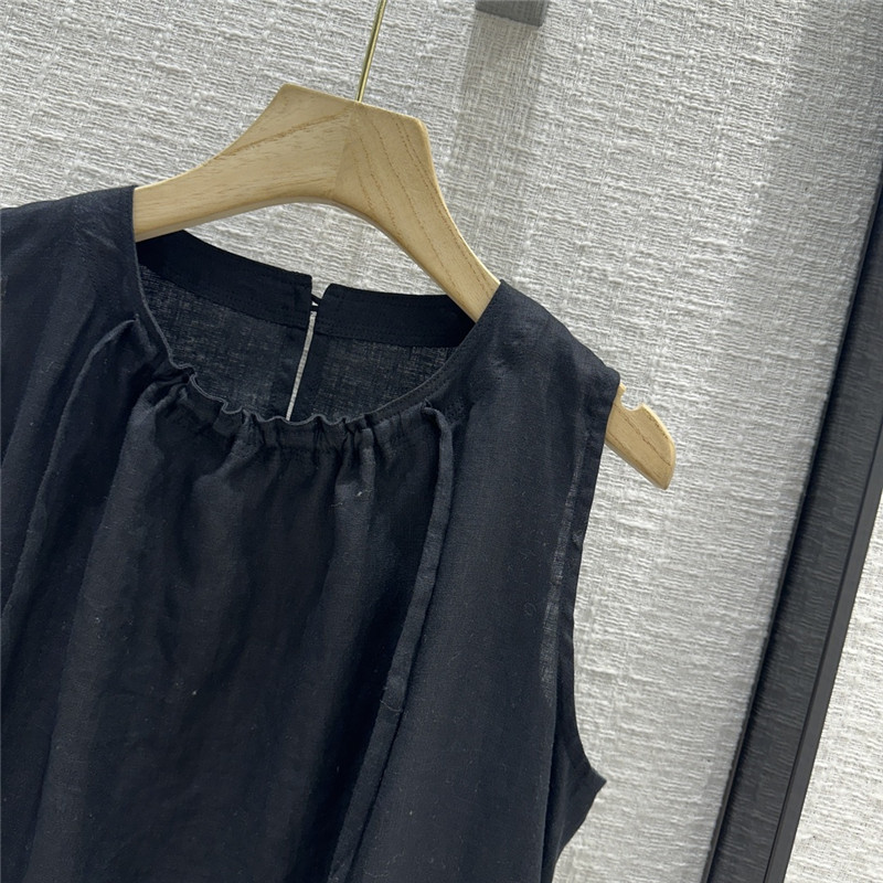 The R0w round neck striped vest dress replica d&g clothing