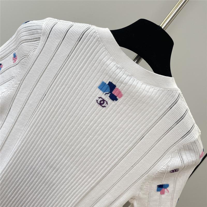 Ch**el short-sleeved sweater replica clothing