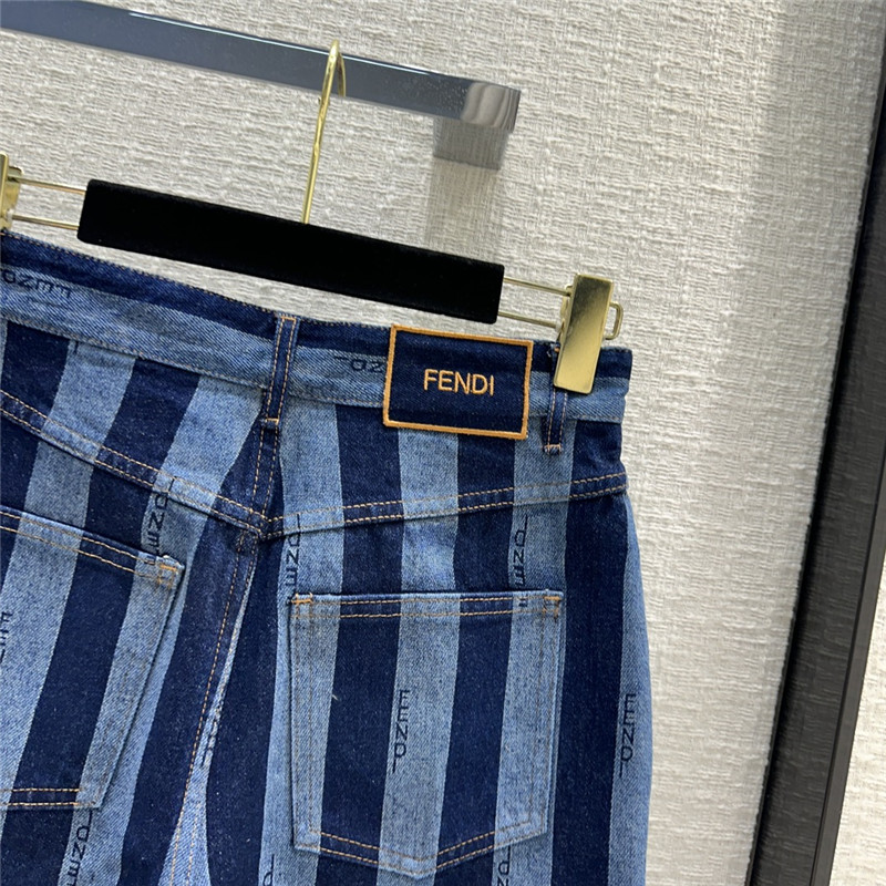 F**di denim shorts replica d&g clothing