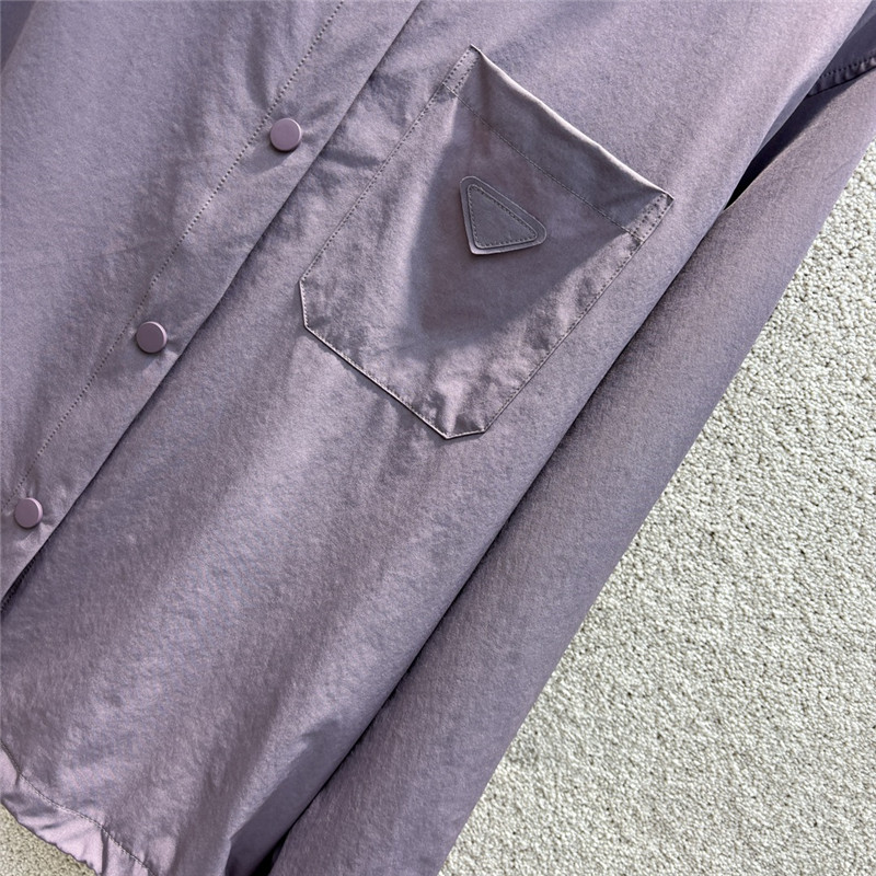 Pra*a hooded trench shirt replica d&g clothing