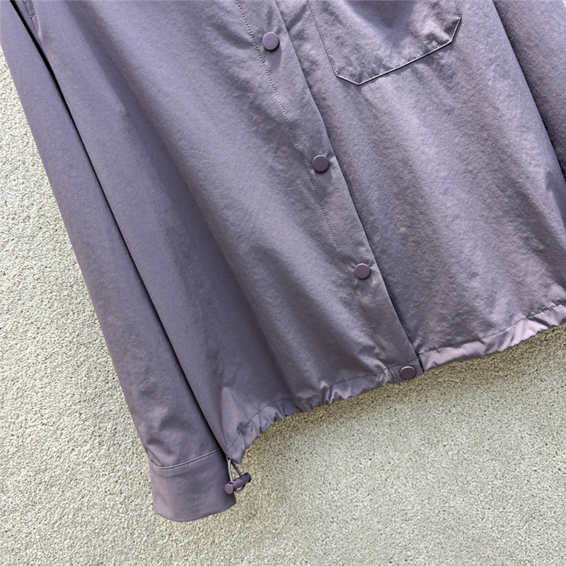 Pra*a hooded trench shirt replica d&g clothing