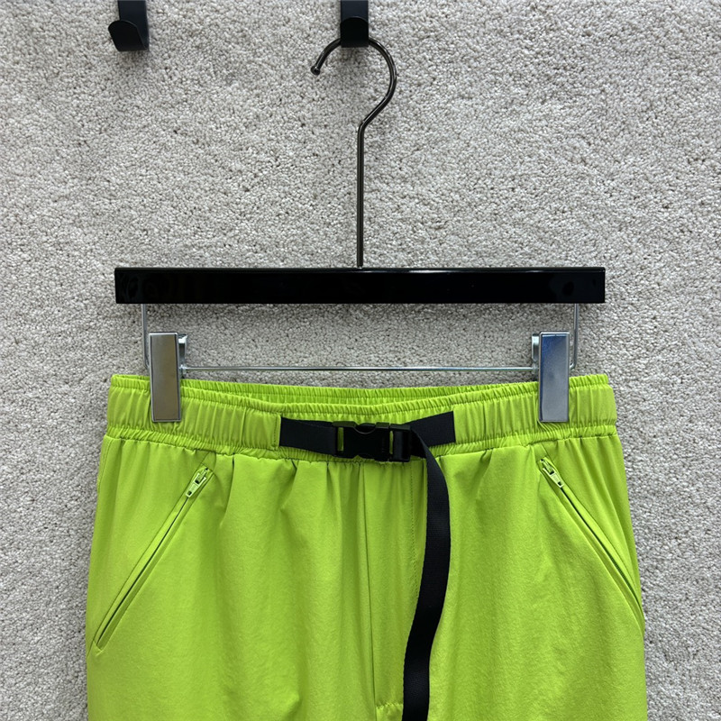 Pra*a functional buckle cuff casual pants replica clothing