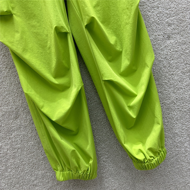 Pra*a functional buckle cuff casual pants replica clothing