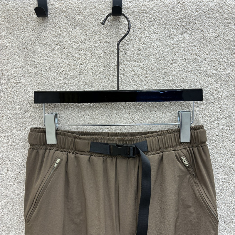 Pra*a functional buckle cuff casual pants replica clothing