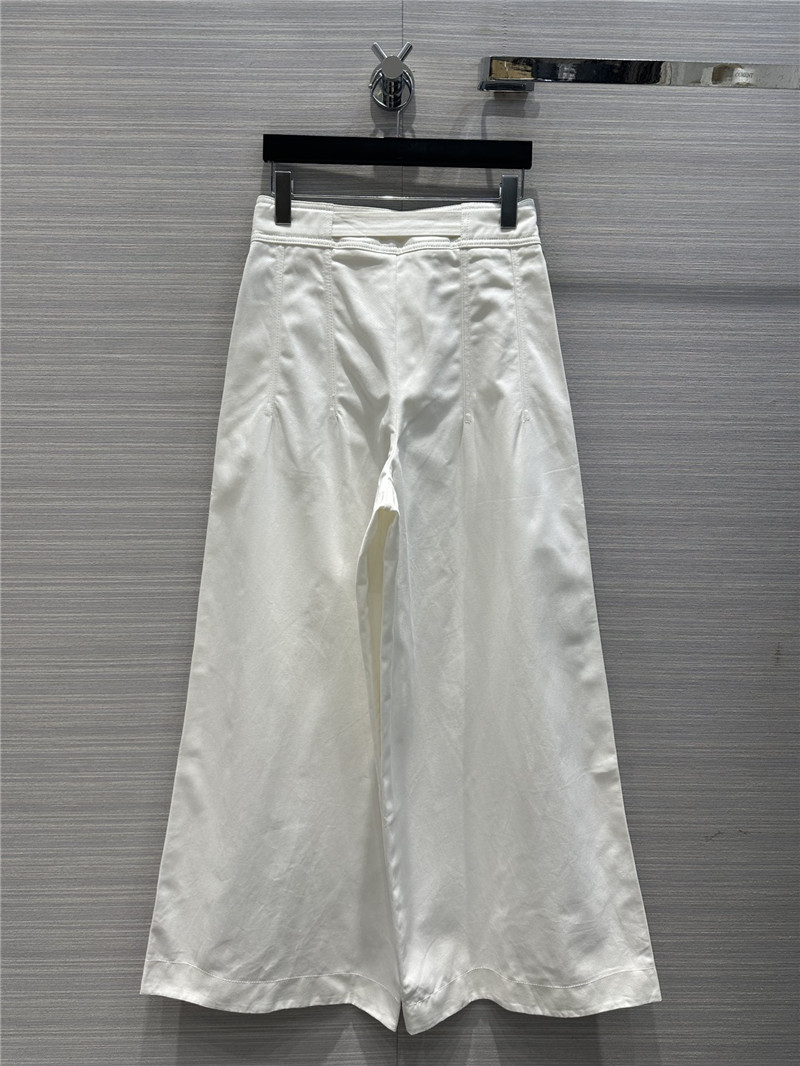 D10r denim cotton wide leg pants cheap replica designer clothes