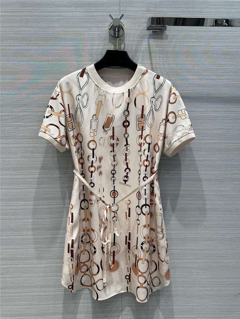 H**me5 silk short-sleeved dress replica clothing sites