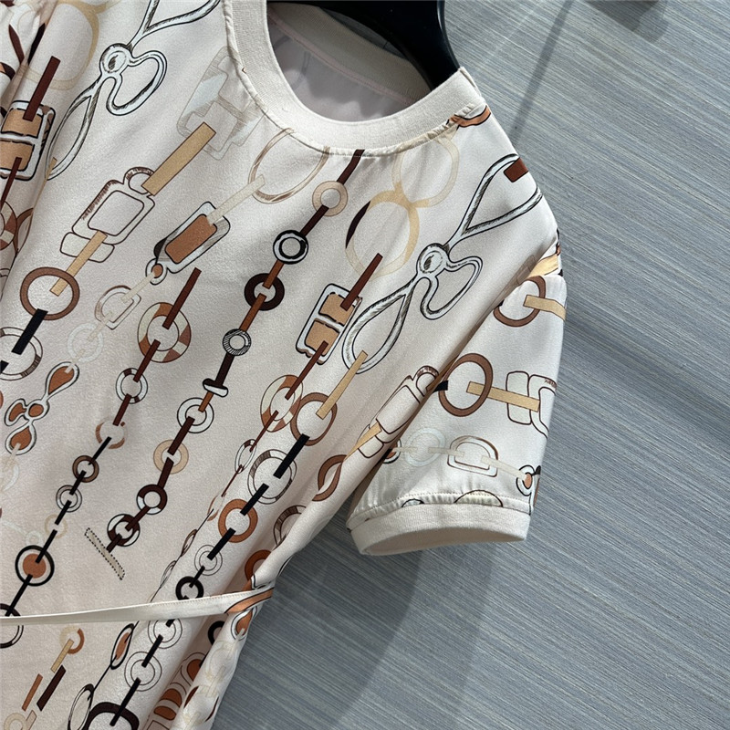 H**me5 silk short-sleeved dress replica clothing sites