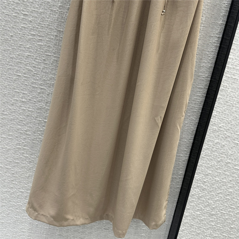 The R0w pleated crew neck vest long dress replica clothing