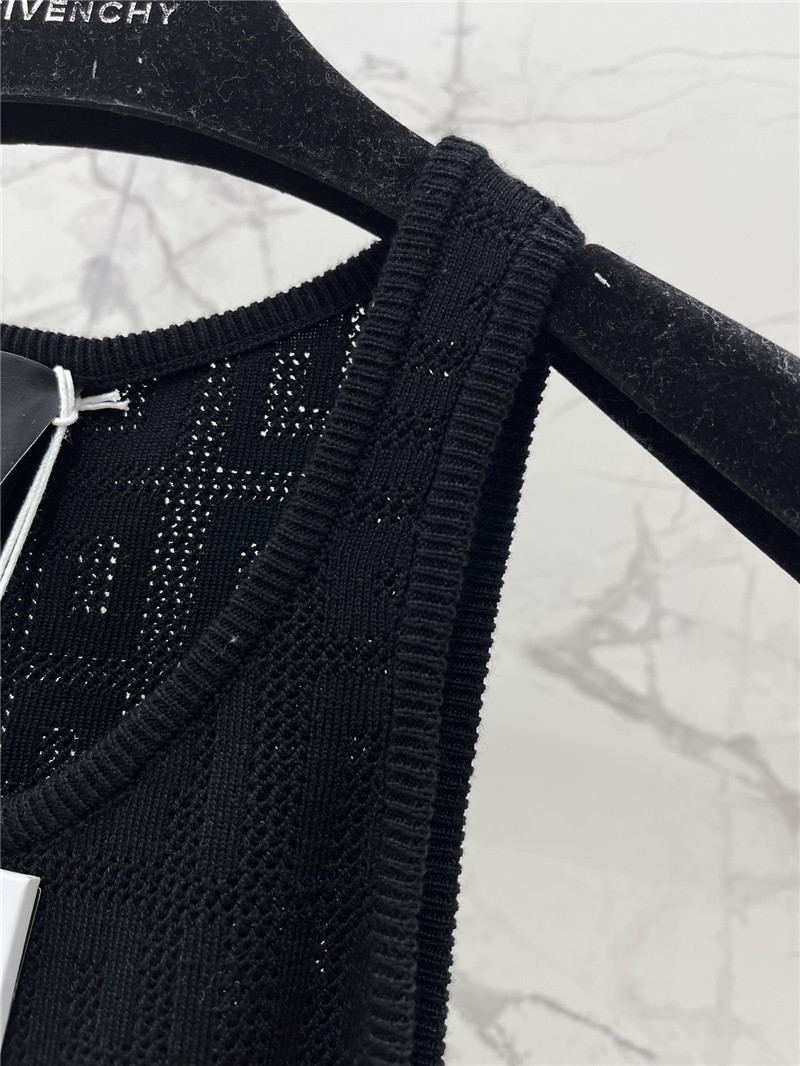 Givenchy hollow jacquard letter vest replica clothes