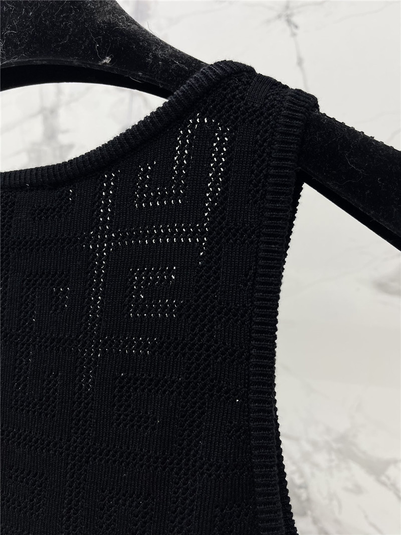 Givenchy hollow jacquard letter vest replica clothes