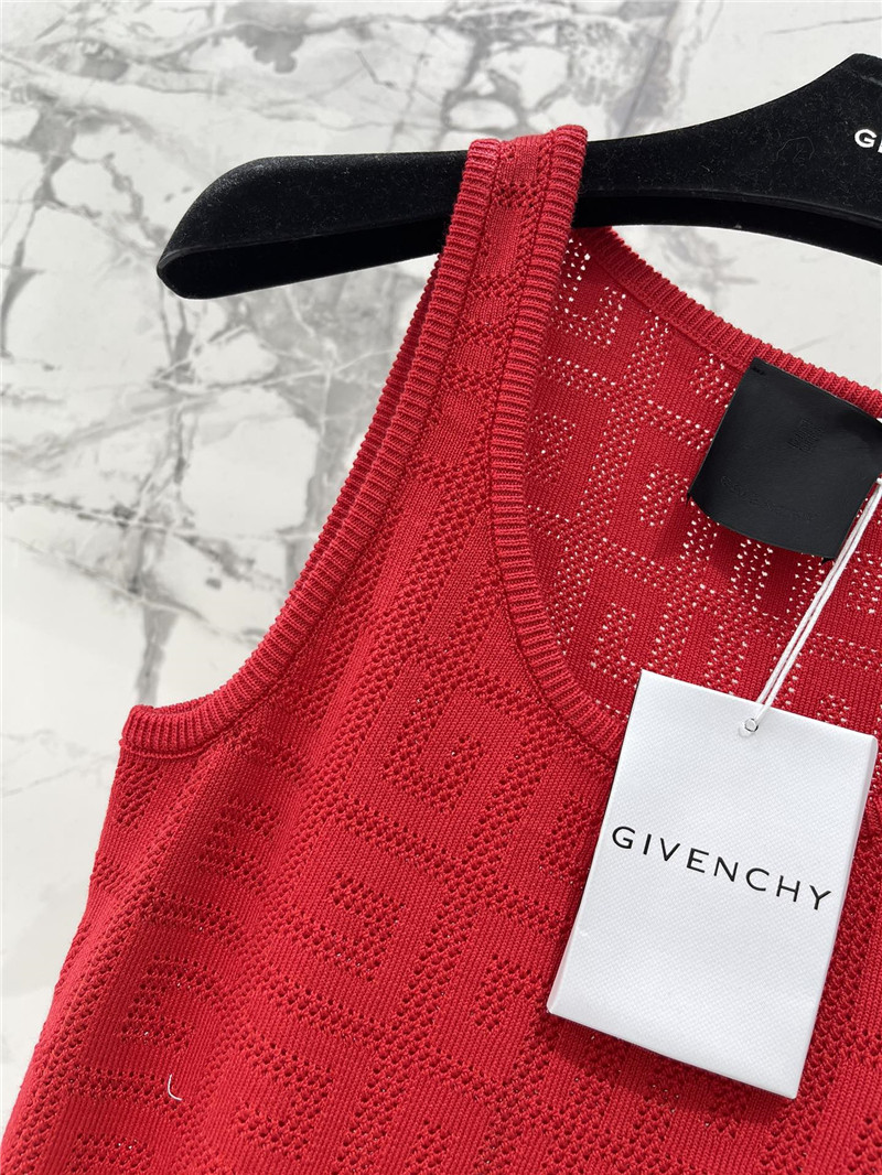 Givenchy hollow jacquard letter vest replica clothes
