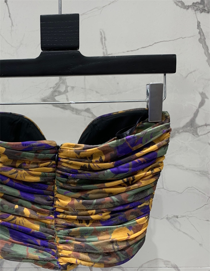 Y51 floral tube top replica clothing sites