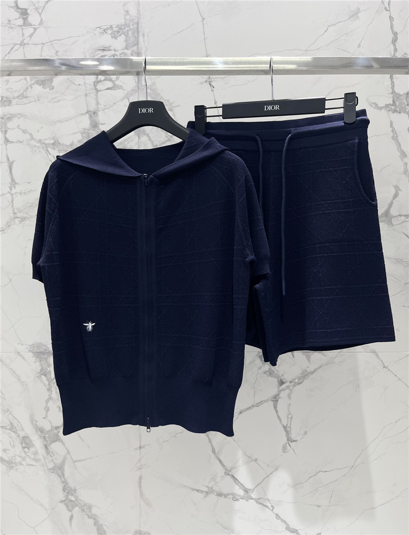 d10r new knitted D1am0nd pattern suit replicas clothes