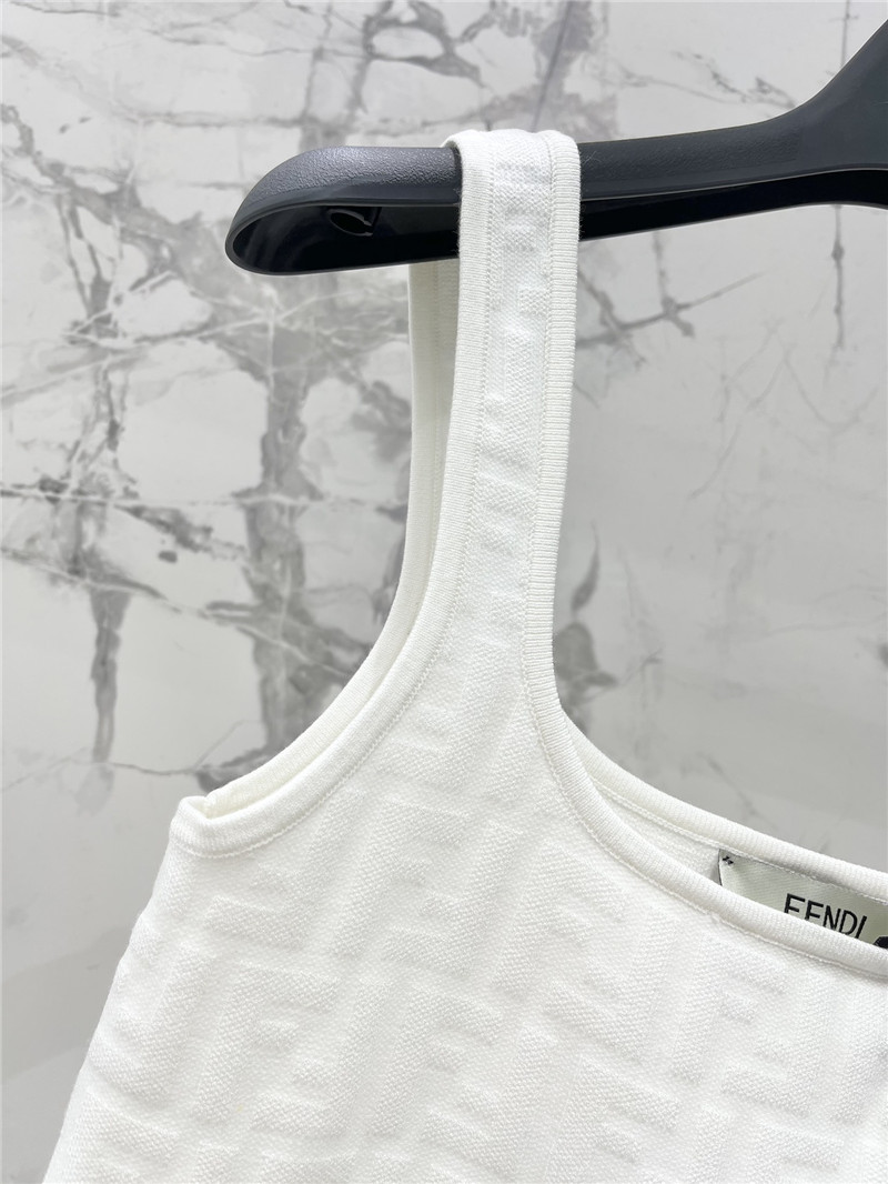 F**di double f letter knitted vest replicas clothes