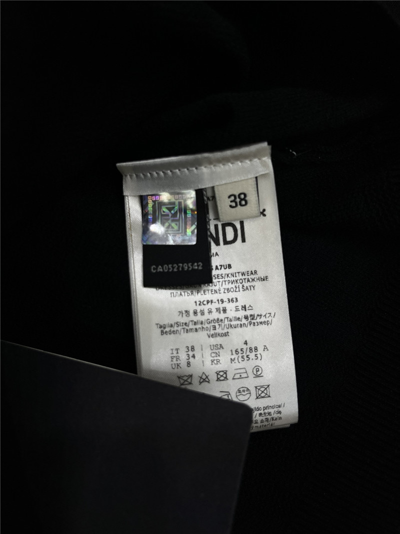 F**di double f letter knitted vest replicas clothes