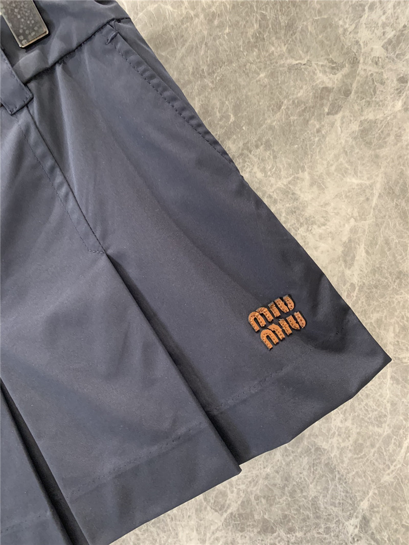 M1um1u pleated loose short mini skirt replica d&g clothing