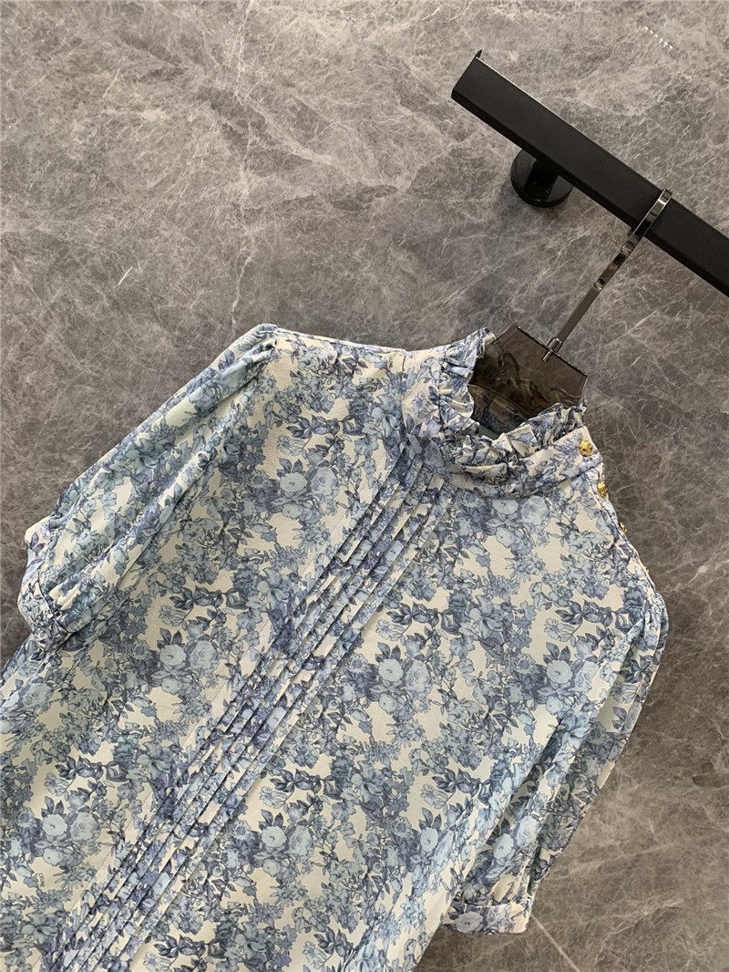Ce1i*e silk floral shirt replica designer clothes