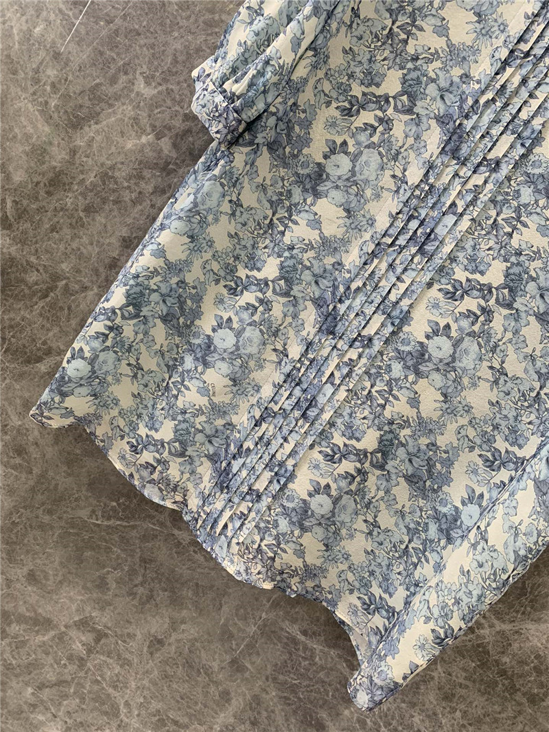 Ce1i*e silk floral shirt replica designer clothes