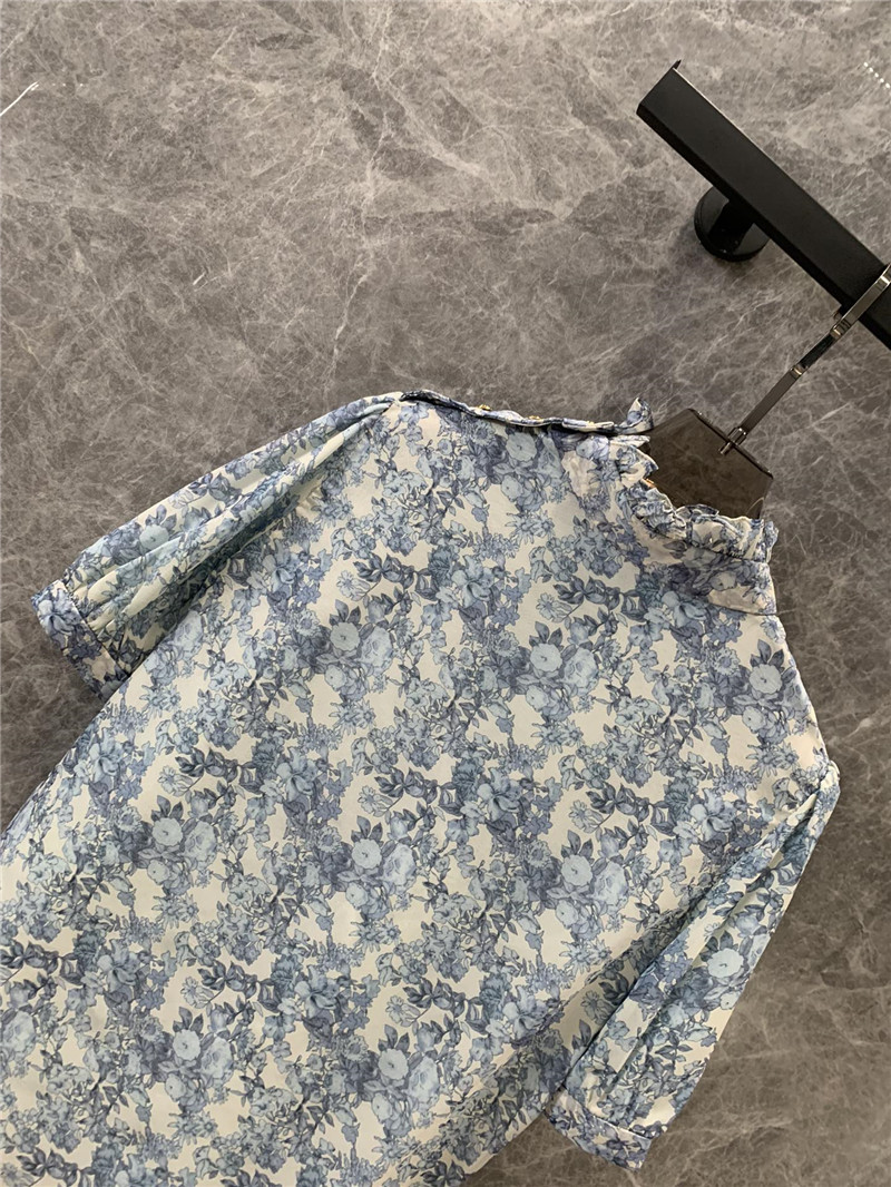 Ce1i*e silk floral shirt replica designer clothes