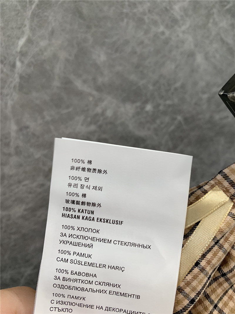 M1um1u plaid pleated skirt replica d&g clothing