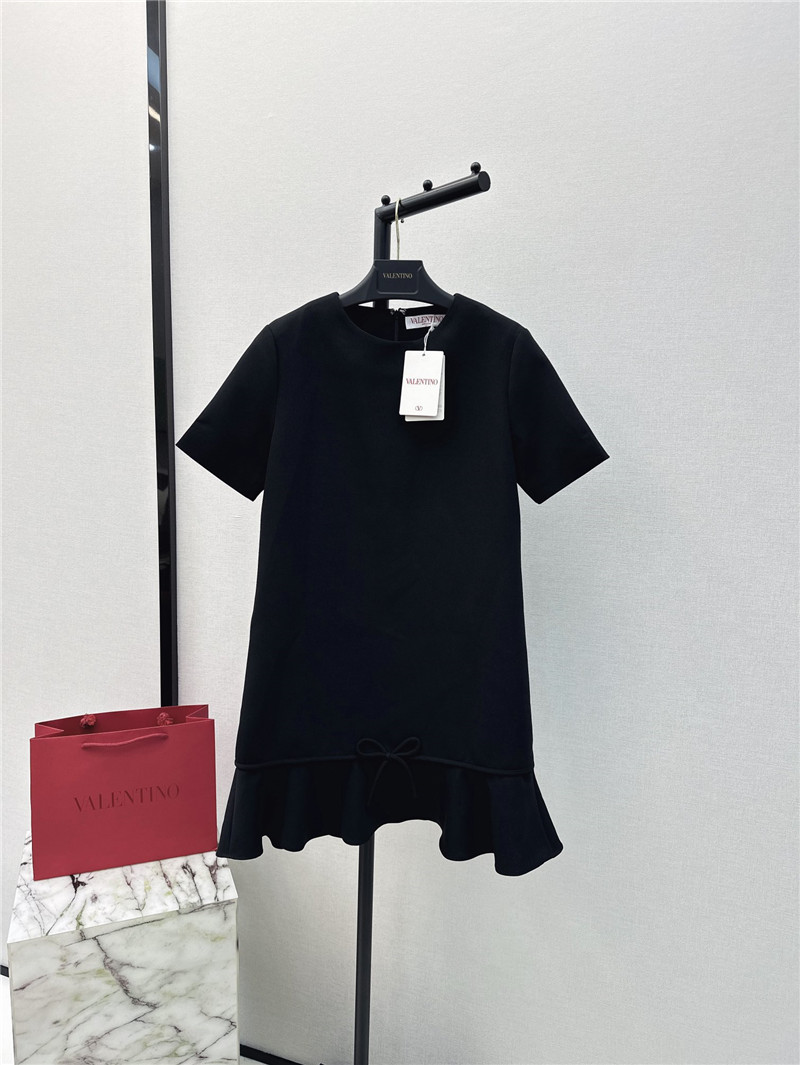 Va1e*ntin0 ruffled fishtail dress replica d&g clothing