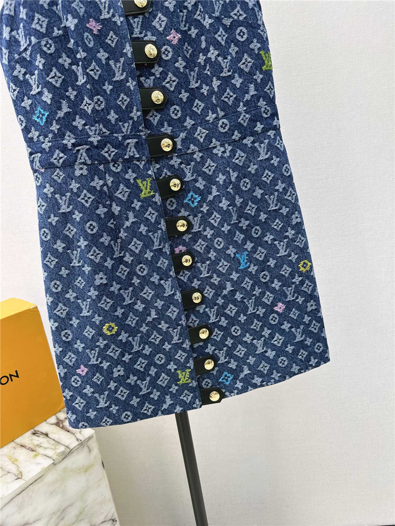 l0vis Vvtt0n lv denim vest dress replica clothes