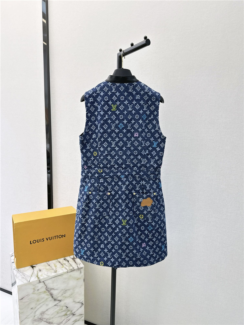 l0vis Vvtt0n lv denim vest dress replica clothes