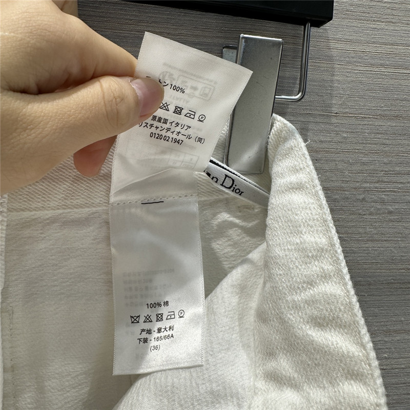 D10r straight white jeans replica d&g clothing
