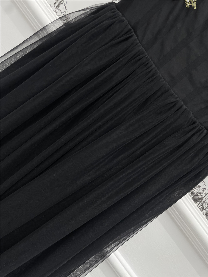 D10r dragonfly embroidered suspender dress replica d&g clothing