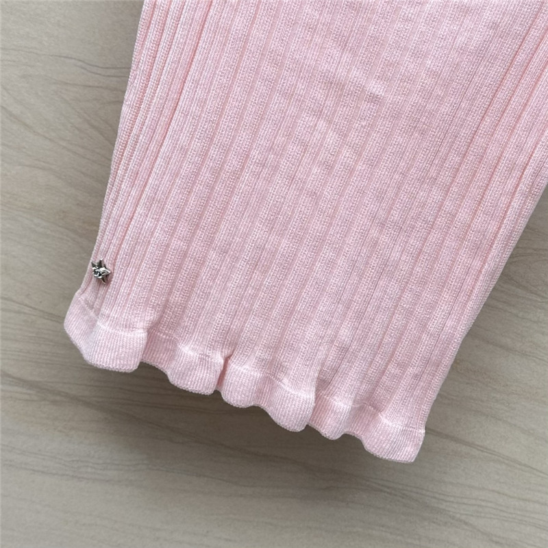 Ch**el knitted cardigan + vest set replica clothes