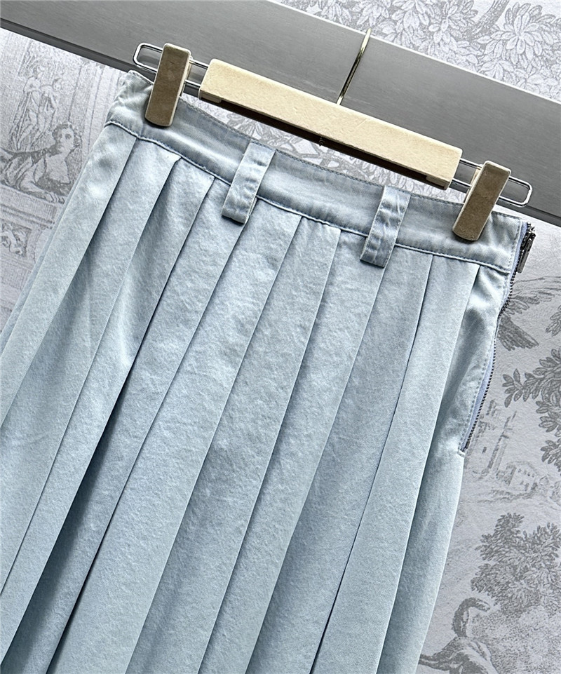 M1um1u embroidered denim skirt replica d&g clothing