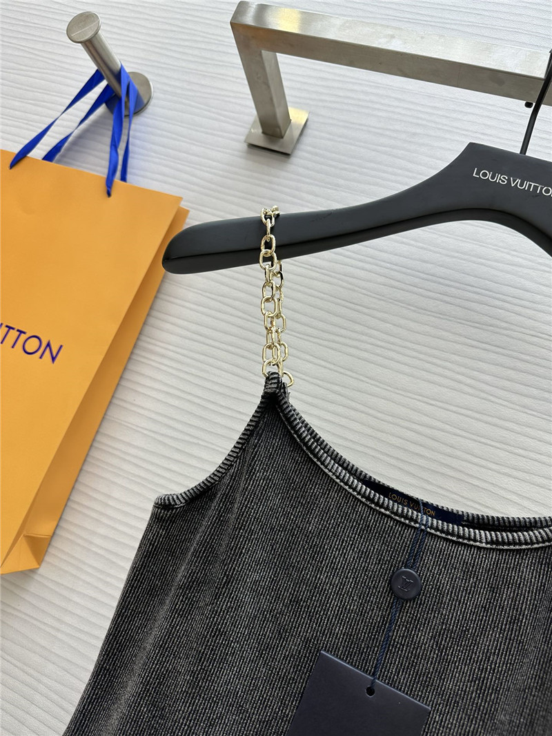 l0vis Vvtt0n lv distressed suspender skirt replicas clothes