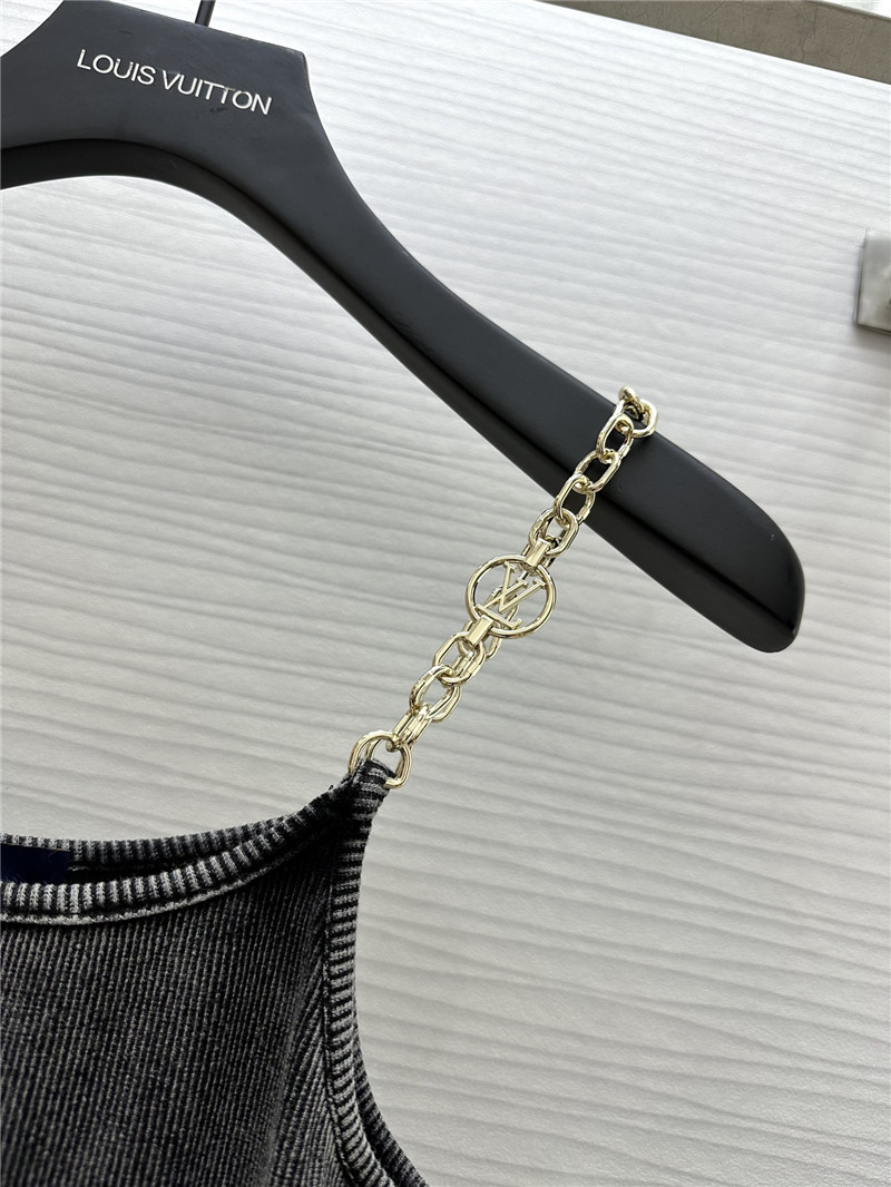 l0vis Vvtt0n lv distressed suspender skirt replicas clothes