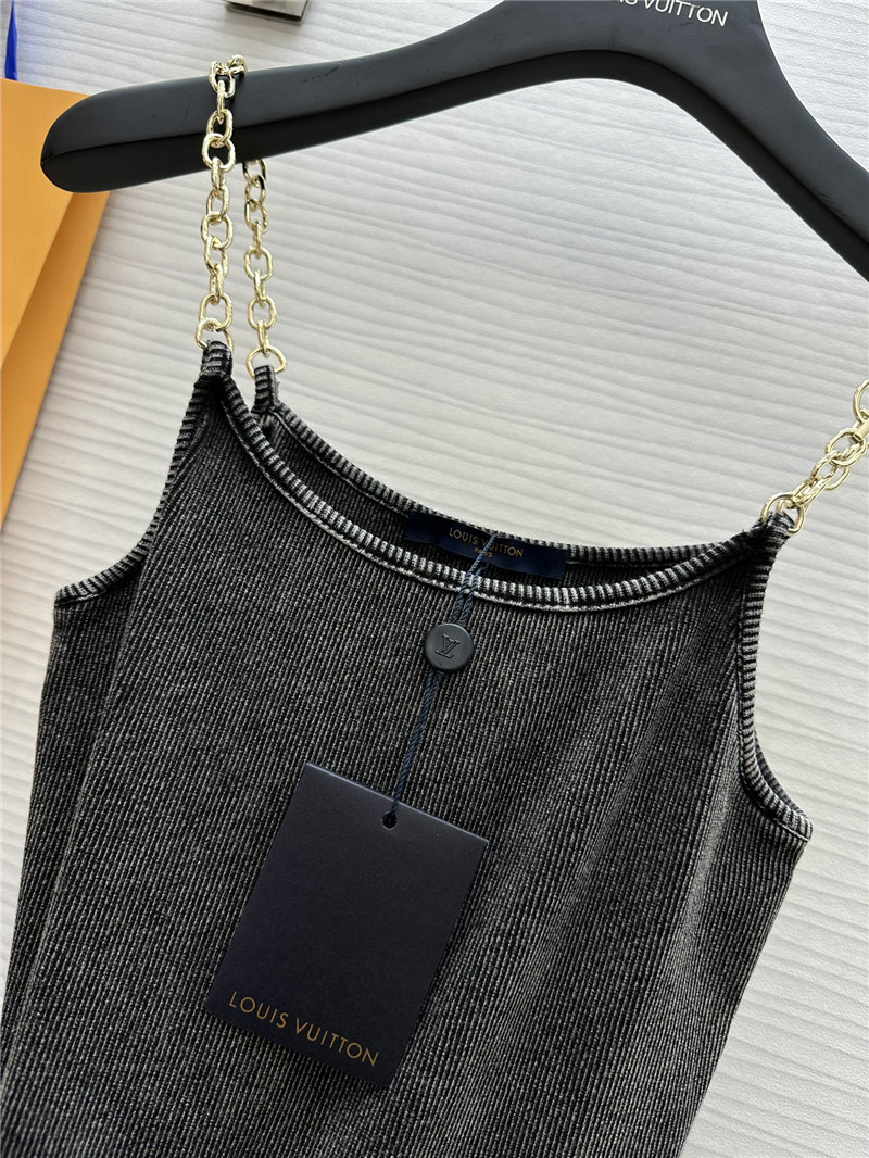 l0vis Vvtt0n lv distressed suspender skirt replicas clothes