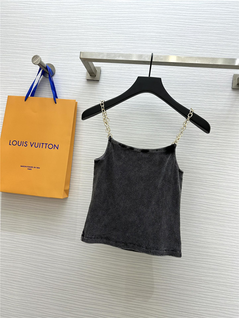 louis vuitton LV distressed tank top replica d&g clothing