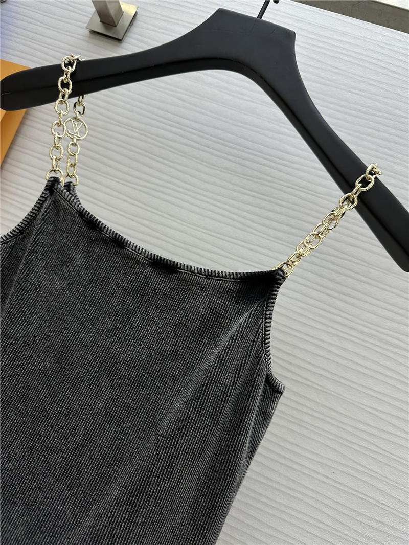 louis vuitton LV distressed tank top replica d&g clothing