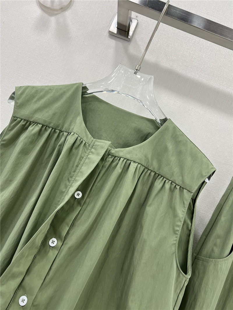 The R0w short vest + straight long skirt replica clothes