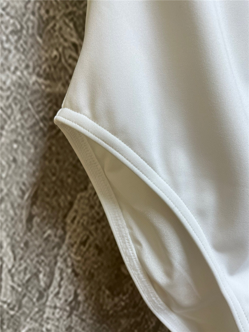 Ch**el one-shoulder swimsuit replica designer clothes